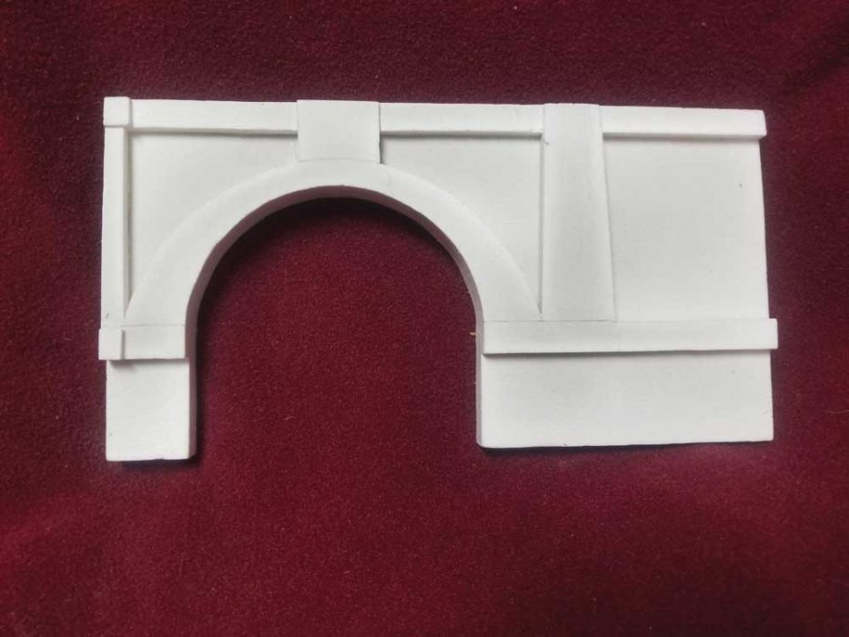 B&O-CSX Sand Patch Tunnel Portal -- 9-3/4 x 5′, HO, Pre-Size Model Specialities 183