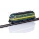 Class 59 Diesel - 3-Rail - Sound and Digital -- Belgian State Railways SNCB/NMBS 5905 (Era VI 1989, green, yellow, black), HO, M