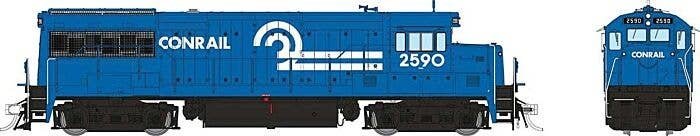 GE U25B Low Hood - Sound and DCC -- Conrail 2590 (blue, white), HO, Rapido Trains Inc 35539