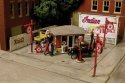 J. Burke Filling Station -- Laser-cut Kit, HO, Monroe Models 2218