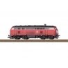 Class 218 Diesel Hydraulic - Sound and DCC -- German Railroad DB AG 218 464-6 (Era V 1999, Weathered, red, gray), HO, Trix 22487