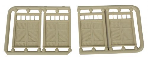 Freight Door w/Transom, HO, Northeastern Scale Lumber 95026