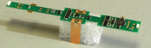 N14K2 Drop-In Control-Only Decoder with Pre-Soldered Motor Clips -- Fits Walthers-LL RS2, GP18, Kat, N, NCE Corporation 169