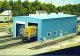 Modern 1- or 2-Stall Engine House -- Kit - 5-1/2 x 11′ 14 x 27.9cm, HO, Pikestuff 8