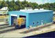 Modern 1- or 2-Stall Engine House -- Kit - 5-1/2 x 11′ 14 x 27.9cm, HO, Pikestuff 8