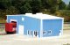 Distribution Center -- 70` x 40` (blue), N, Pikestuff 8012