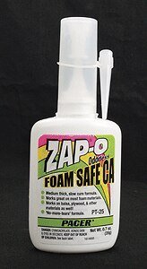 Zap-O Odorless Foam Safe CA -- .7oz 20.7mL, All Scales, Robart Mfg Inc 25