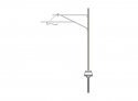 Catenary System Mast -- With Registration Arm, HO, Peco LC110
