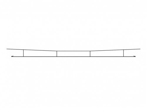Catenary System Contact Wire -- 8-1/8′ 20.6cm pkg(5), HO, Peco LC151