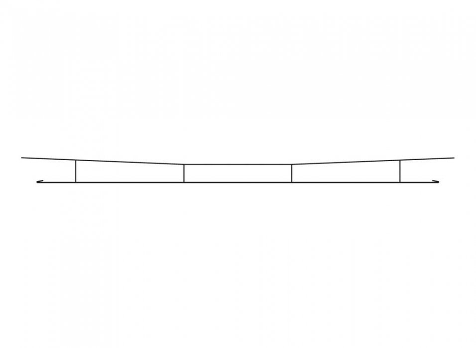 Catenary System Contact Wire -- 8-1/8′ 20.6cm pkg(5), HO, Peco LC151