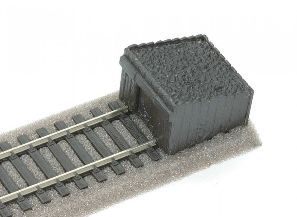 Track Bumper/Stop -- Tie-Built Type, HO, Peco SL41