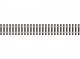 Code 143 US Profile Wooden Tie Flex Track w/Flat-Bottom Rail - Streamline -- 36′ 91.4cm Section, O, Peco SL700FB