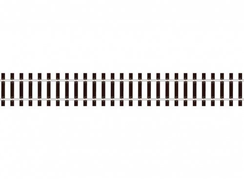 Code 143 US Profile Wooden Tie Flex Track w/Flat-Bottom Rail - Streamline -- 36′ 91.4cm Section, O, Peco SL700FB