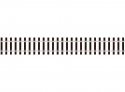 Code 143 US Profile Wooden Tie Flex Track w/Flat-Bottom Rail - Streamline -- 36′ 91.4cm Section, O, Peco SL700FB