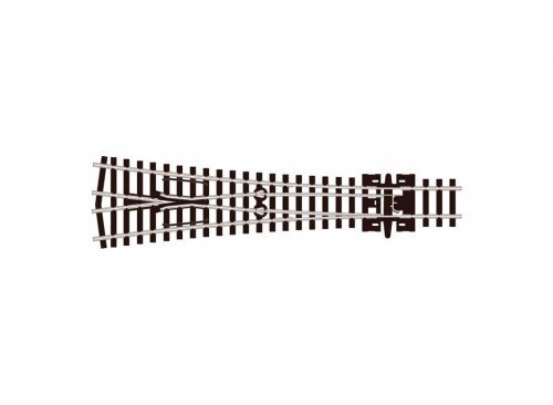 Code 80 Electrofrog Turnout -- Medium 30′ Radius Wye, N, Peco SLE397