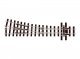 HOe (HOn2-1/2 HOn30′) Narrow Gauge Electrofrog Turnout w/Code 80 Rail -- Right Hand, HOn30, Peco SLE495
