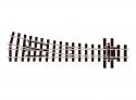 HOe (HOn2-1/2 HOn30′) Narrow Gauge Electrofrog Turnout w/Code 80 Rail -- Right Hand, HOn30, Peco SLE495