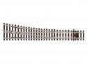 Code 55 Medium-Radius Turnout with Wood Ties - Unifrog -- Right Hand, TT, Peco SLU1295