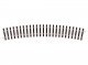 Peco Setrack Section -- Straight 16′ 40.6cm Radius pkg(8), O, Peco ST725