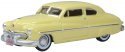 1949 Mercury Eight Coupe - Assembled -- Calabash Yellow, HO, Oxford Diecast 87ME49011