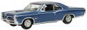 1966 Pontiac GTO - Assembled -- Fontaine Blue, HO, Oxford Diecast 87PG66001