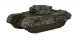 1943 Churchill Mk.III Tank - Assembled -- 142 RAC Tunisia (camouflage), N, Oxford Diecast NCHT003