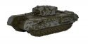 1943 Churchill Mk.III Tank - Assembled -- 142 RAC Tunisia (camouflage), N, Oxford Diecast NCHT003