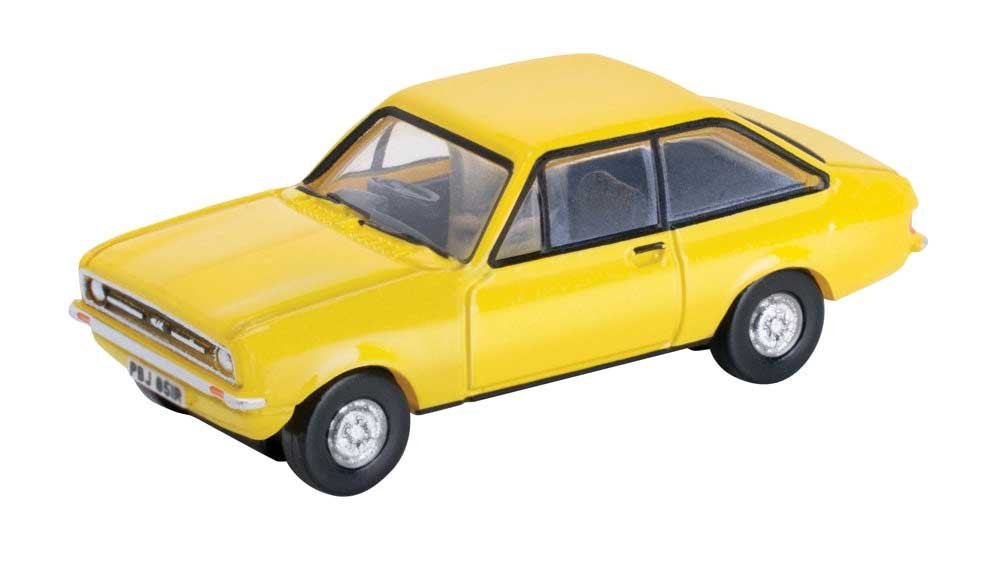 1974 Ford Escort Mark II - Assembled -- Signal Yellow, N, Oxford Diecast NESC002