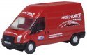 Ford Transit Cargo Van with Short Wheelbase, Low Roof - Assembled -- National Grid (white, blue, , N, Oxford Diecast NFT034