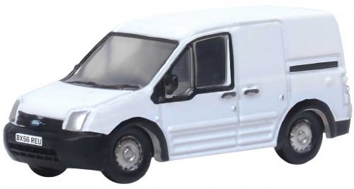 2002 Ford Transit Connect - Assembled -- White, N, Oxford Diecast NFTC005