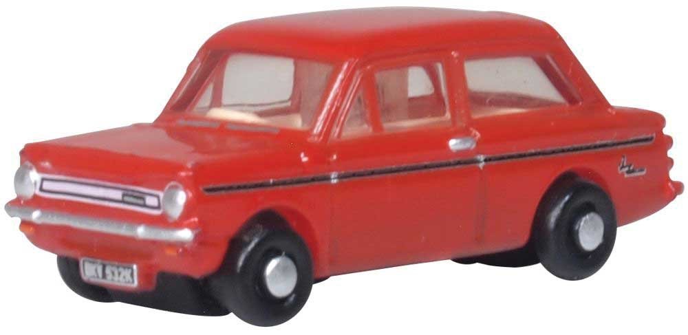 1960s-1970s Hillman Imp - Assembled -- Firebrand Red, N, Oxford Diecast NHI003