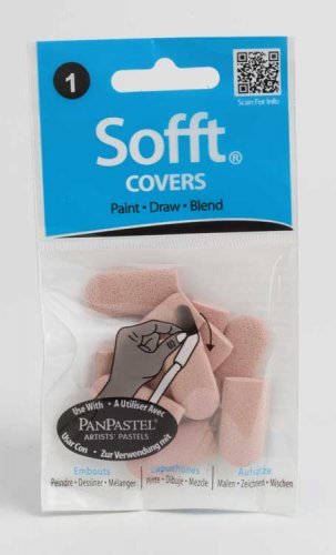 Panpastel Sofft Covers -- No.1 Round pkg(10), All Scales, Pan Pastel 62001
