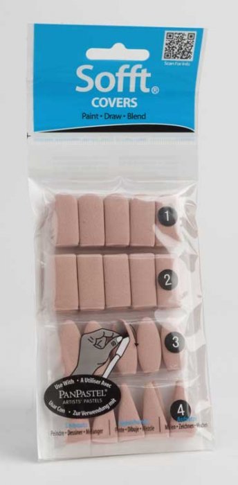 Panpastel Sofft Covers -- Mixed Pack - 40 Pieces, All Scales, Pan Pastel 62100