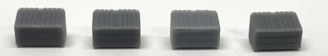 Closed Dumpsters -- Undecorated pkg(4), N, Phoenix Precision Models 30515