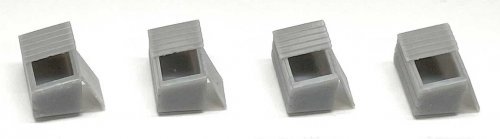Open Dumpsters - 3-D Printed Kit -- pkg(4), N, Phoenix Precision Models 30516