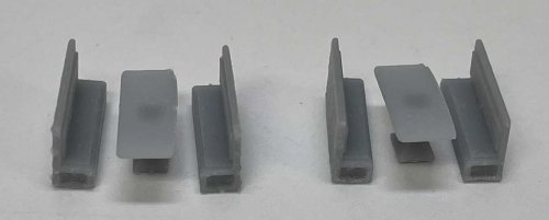 6′ Table and Booth Sets - 3D Printed Kit -- Unpainted 2 Sets, N, Phoenix Precision Models 30643