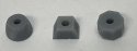 Bases for Gas Station Sign - 3D Printed Parts -- 2 Each of 3 Styles (unpainted), N, Phoenix Precision Models 30670