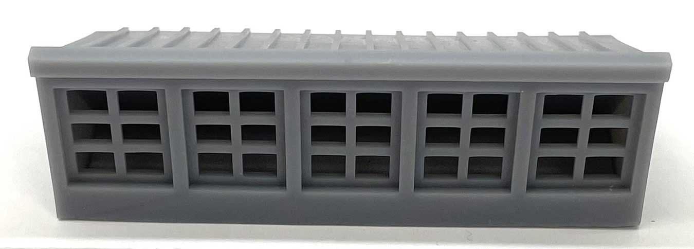 Large Skylight w/Glazing - All Windows Stationary - 3-D Printed Kit, HO, Phoenix Precision Models 31530