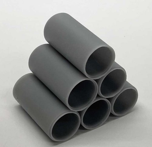 Concrete Pipe Stack - 3-D Printed Parts -- 4 x 10 Scale Feet, HO, Phoenix Precision Models 31605
