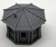 Octagon Building with Roof and Window Glass -- Kit - Unpainted Cast Resin, HO, Phoenix Precision Models 31800
