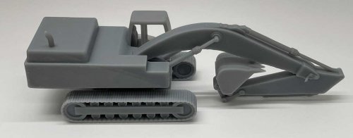 Excavator/Backhoe - 3-D Printed Kit -- Undecorated, O, Phoenix Precision Models 33015