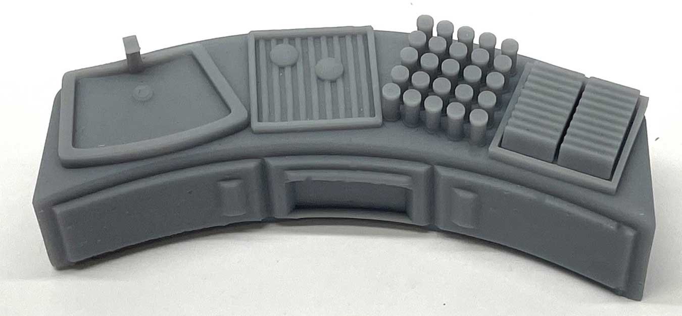 Food Service Counter - 3-D Printed Kit, O, Phoenix Precision Models 33545