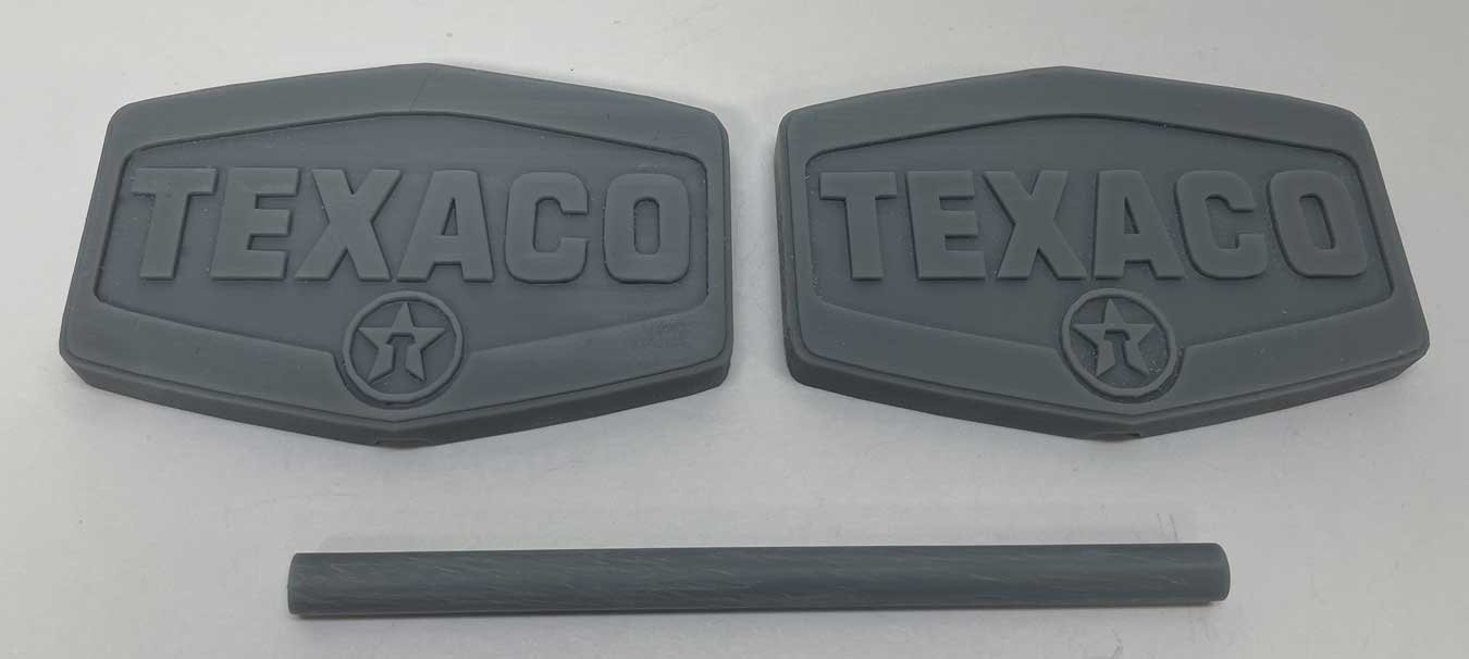 Texaco Gas Station Signs - 3-D Printed Kit -- Unpainted, O, Phoenix Precision Models 33651