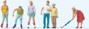 Skaters and Passers-By -- pkg(6), HO, Preiser Kg 10740