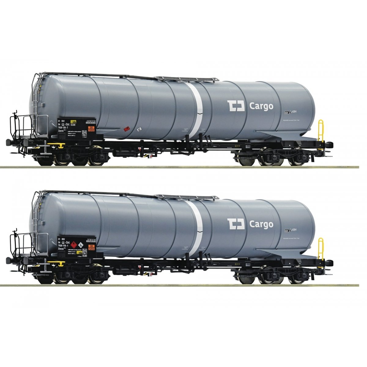 Tank wagons -- Kesselwagen -- 2-piece set - HO - Roco Fleischmann 76003