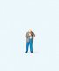 Man Paying, HO, Preiser Kg 28195