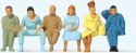 Seated Passengers -- Set 2 pkg(6), O, Preiser Kg 65501