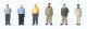 Standing Men pkg(6), Z, Preiser Kg 88561