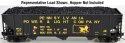 Coal Load 2-Pack -- Fits 100-Ton Hoppers, HO, Bowser Manufacturing Co. 31500