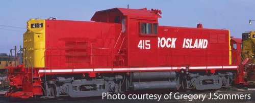 Alco C415 - LokSound & DCC -- Rock Island 416 (red, yellow), HO, Bowser Manufacturing Co. 60553